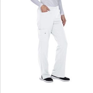 Grey’s Anatomy 5-pocket cargo scrub pants, white